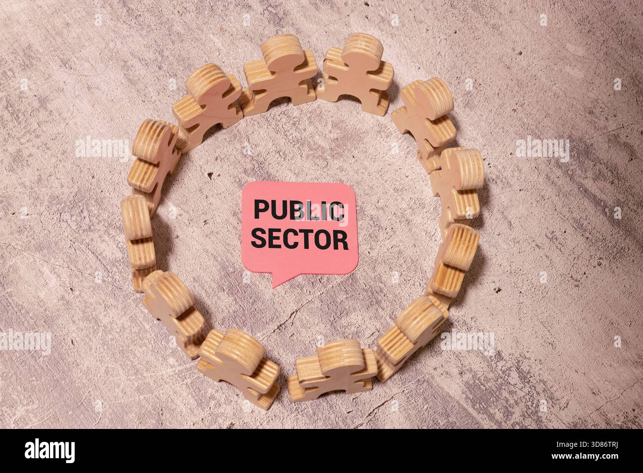 B2G Business to Government - Handel zwischen dem Geschäftssektor als Lieferant und einer Regierungsstelle als Kunde, Akronym mit Markierung Stockfoto