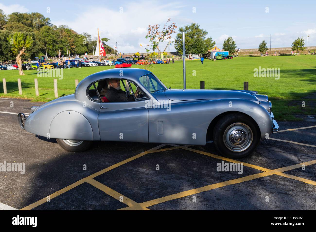 Jaguar XK120 Fixed Head Coupé Stockfoto