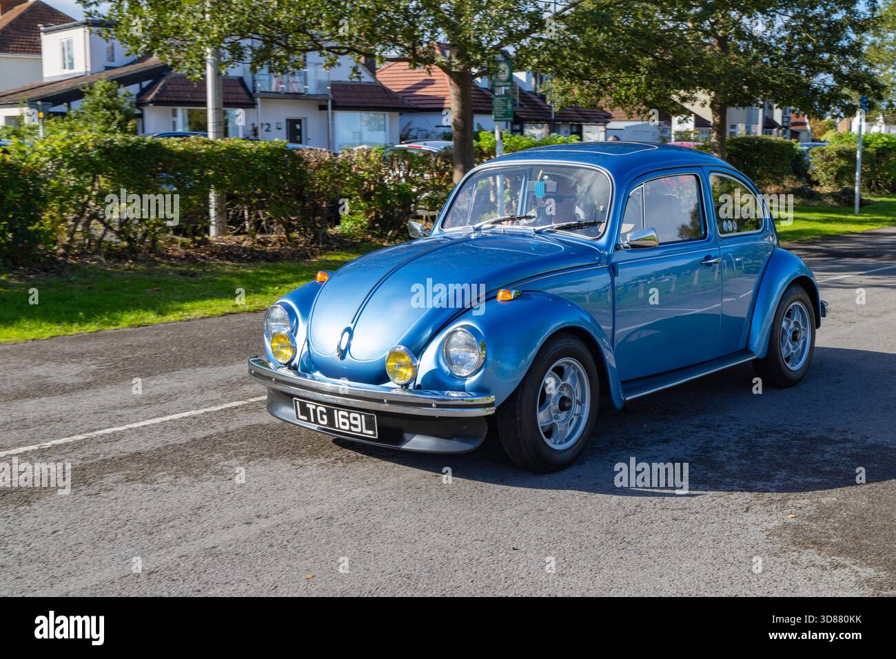Clevedon Autos und Kaffee Stockfoto