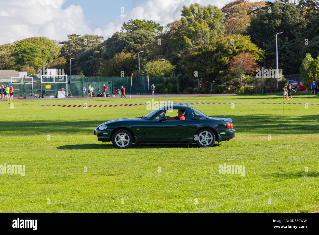 Clevedon Autos und Kaffee Stockfoto