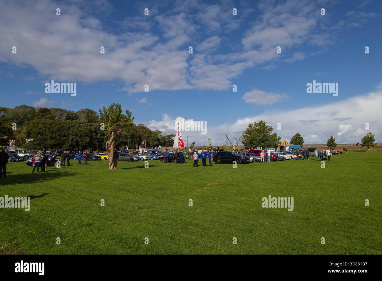 Clevedon Autos und Kaffee sammeln Salthouse Field Clevedon Stockfoto