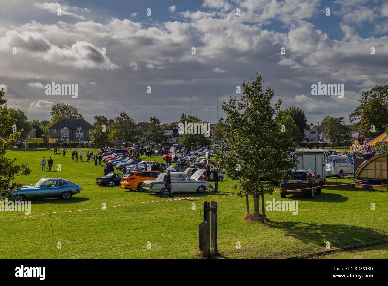 Clevedon Autos und Kaffee sammeln Salthouse Field Clevedon Stockfoto