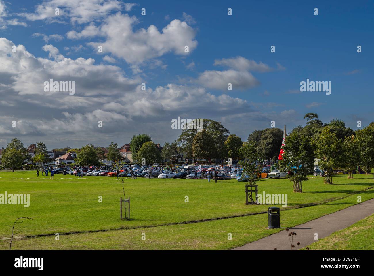 Clevedon Autos und Kaffee sammeln Salthouse Field Clevedon Stockfoto