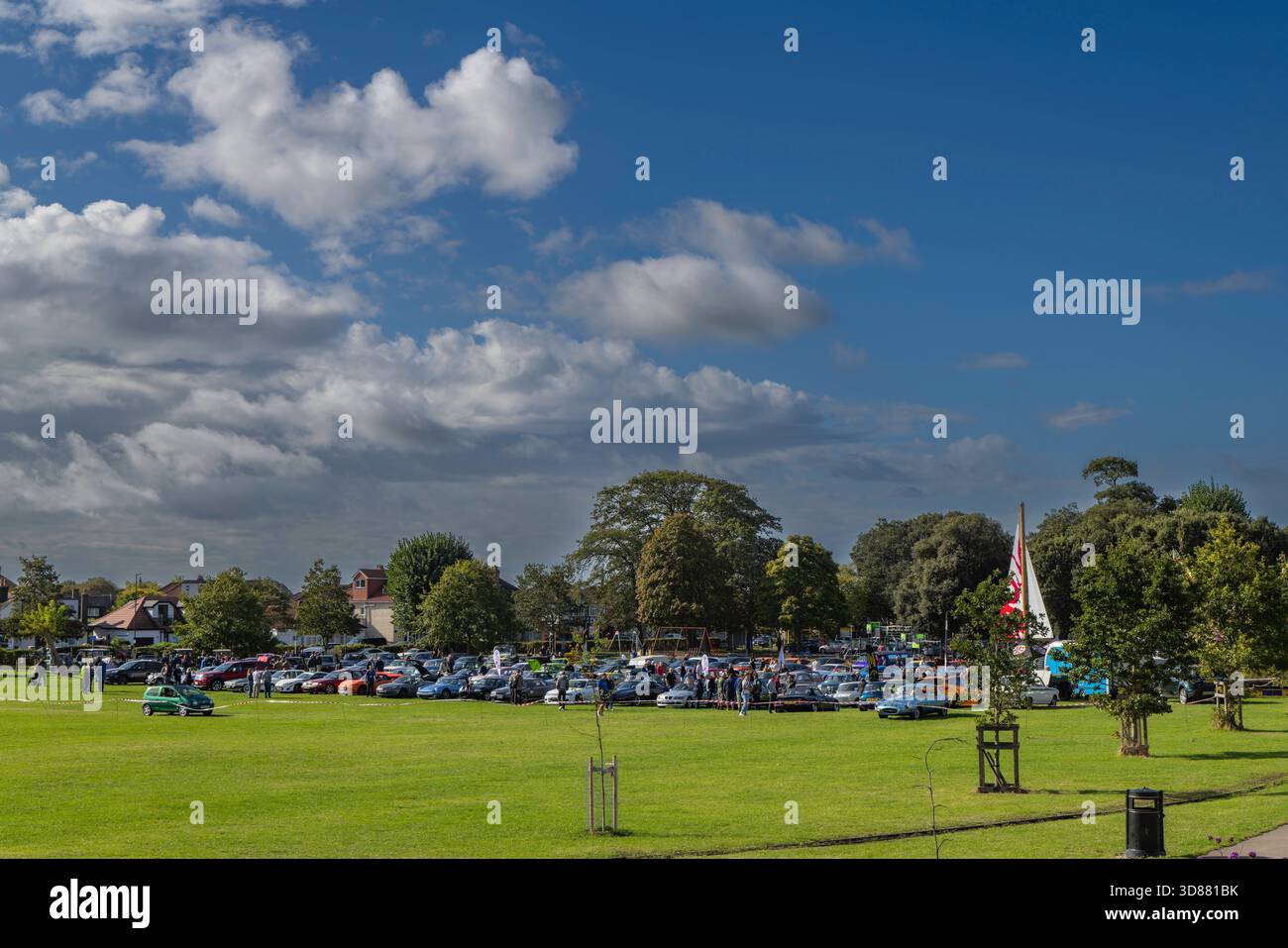 Clevedon Autos und Kaffee sammeln Salthouse Field Clevedon Stockfoto