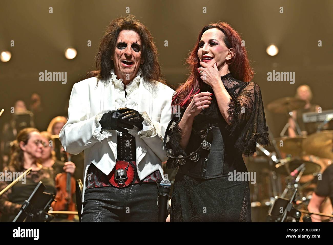 Picture of Nacht der Proms 2025. Sänger Alice Cooper und seine Frau Sheryl während ...