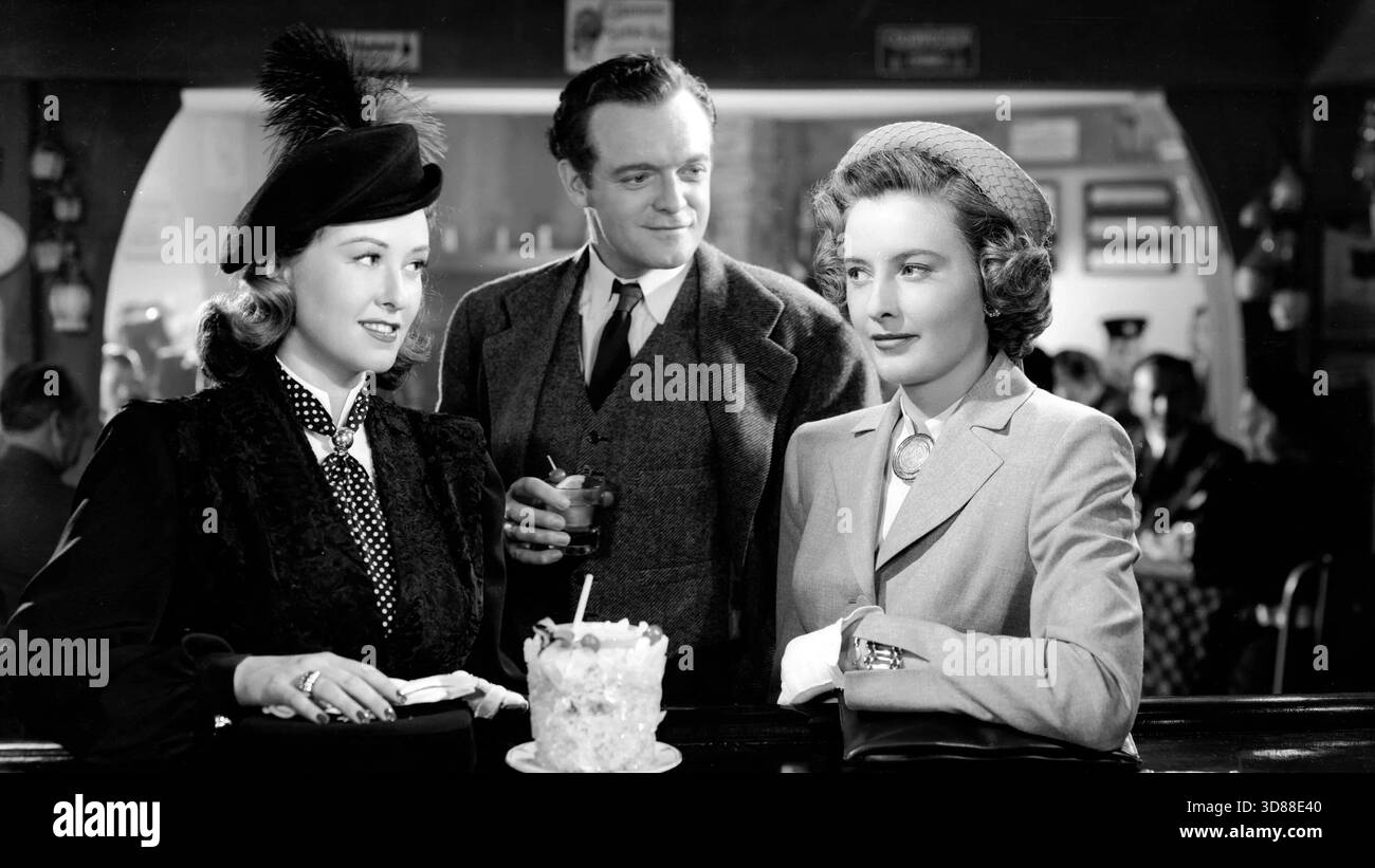 VAN HEFLIN, BARBARA STANWYCK und MARGARET LINDSAY in POLLY FULTON (1948) -Originaltitel: B. F. 's DAUGHTER-, Regie: ROBERT z. LEONARD. Titel: M.G.M. / Album Stockfoto