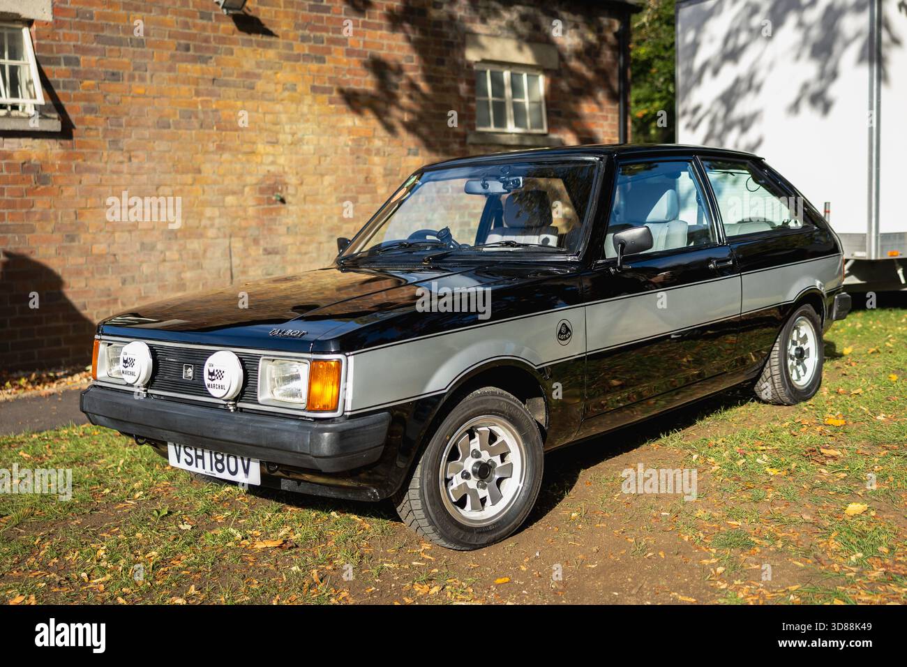 1979 Talbot Sunbeam Lotus, ausgestellt auf dem Bicester Motion Scramble am 5. Oktober 2025. Stockfoto