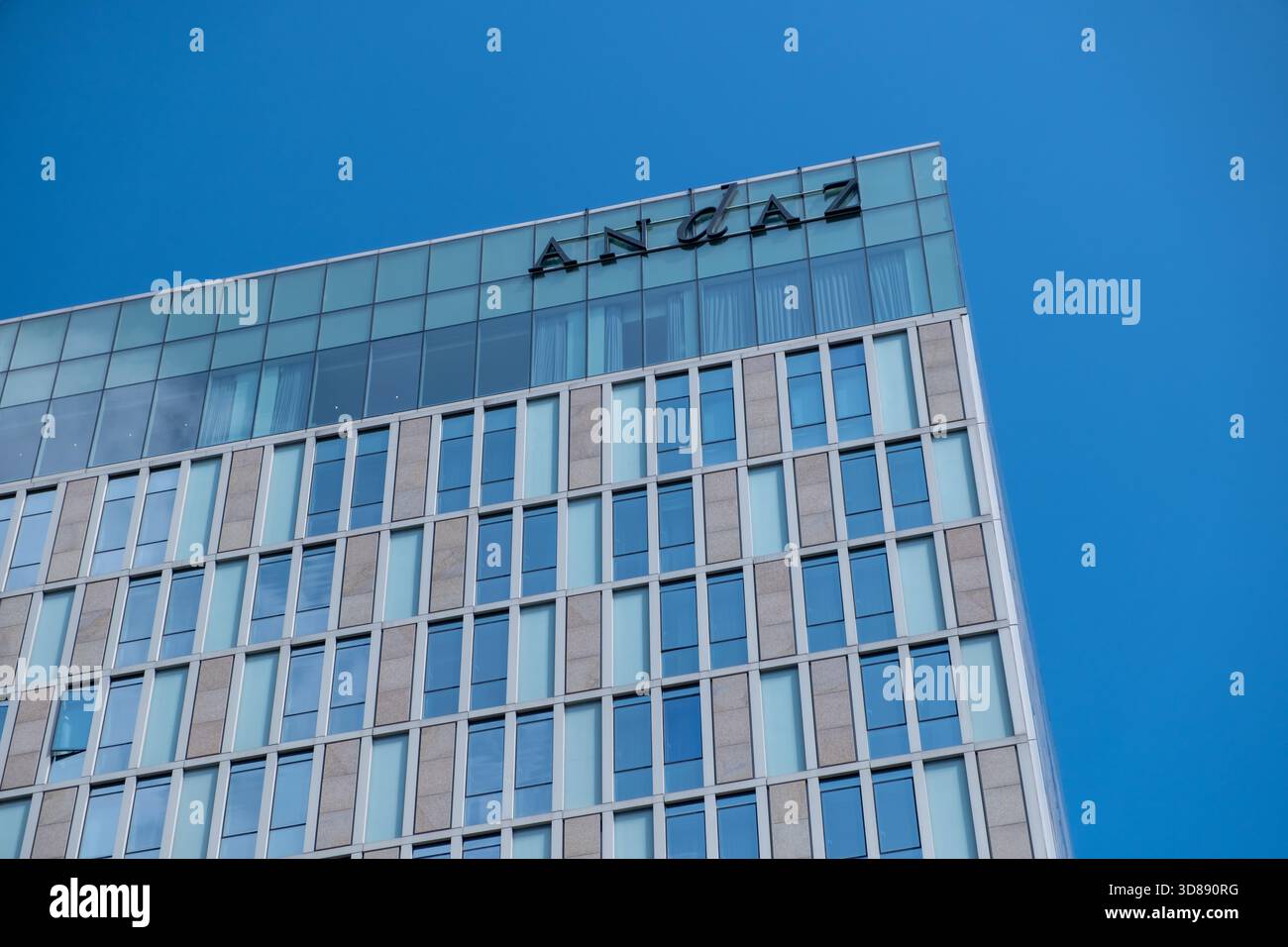 Seoul, Südkorea - 23. März 2024: Andaz Seoul Gangnam, ein luxuriöses 5-Sterne-Hotel. Es ist eine Luxushotelmarke von Hyatt, die sich auf die Schaffung von Erlebnissen konzentriert Stockfoto
