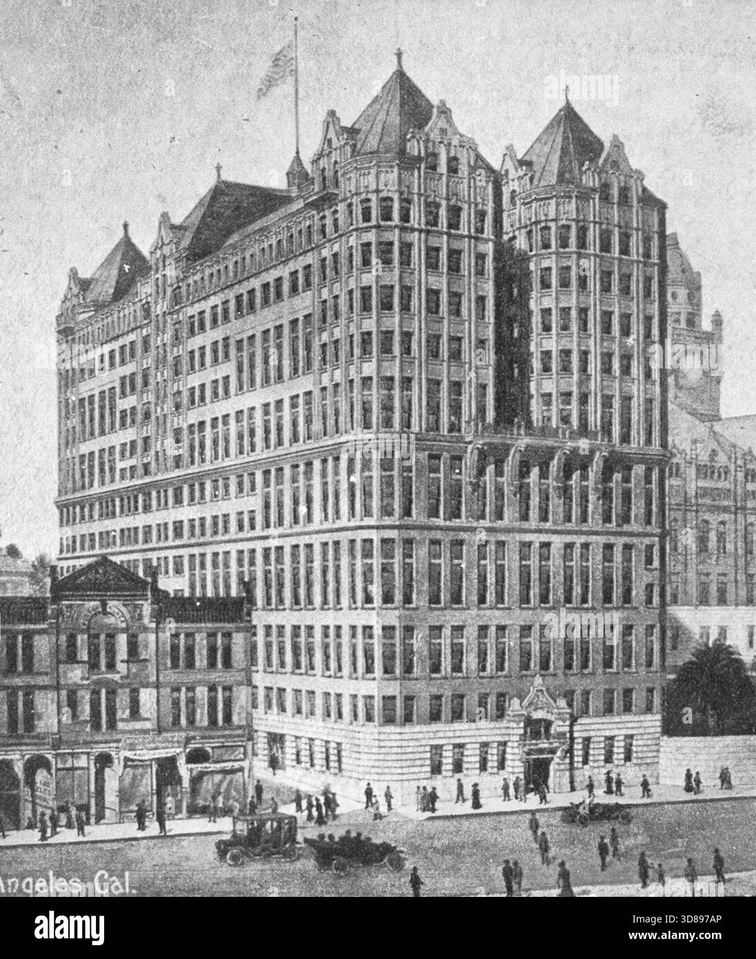 LOS ANGELES 1900 – Hall of Records (1911–1973) Unbekannter Autor – Waterandpower.org 1911 Hall of Records Los Angeles Stockfoto