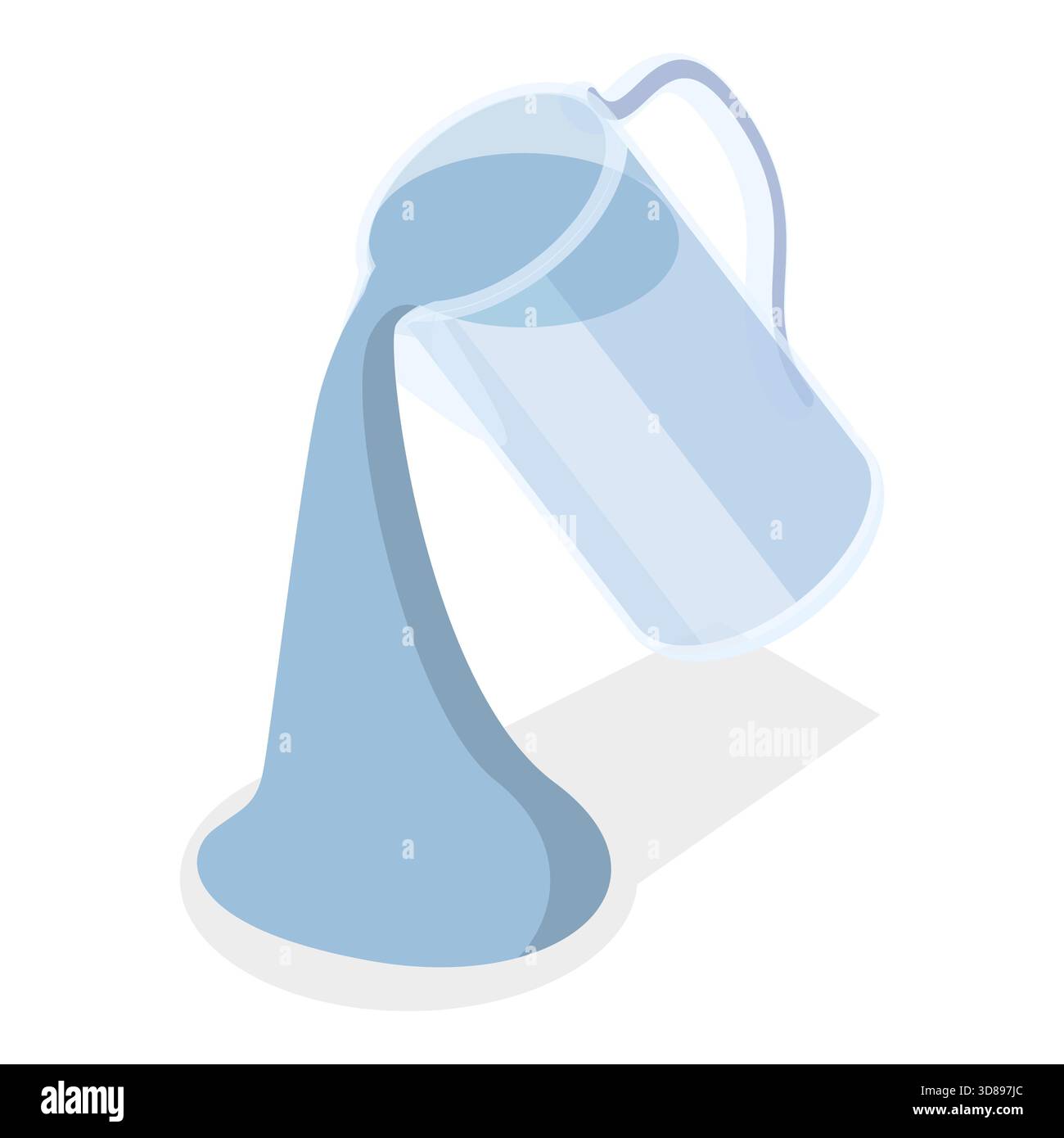 Isometrische flache 3D-Illustration von Kochzutaten, Icons für kulinarische Lebensmittel. Punkt 3 Stockfoto