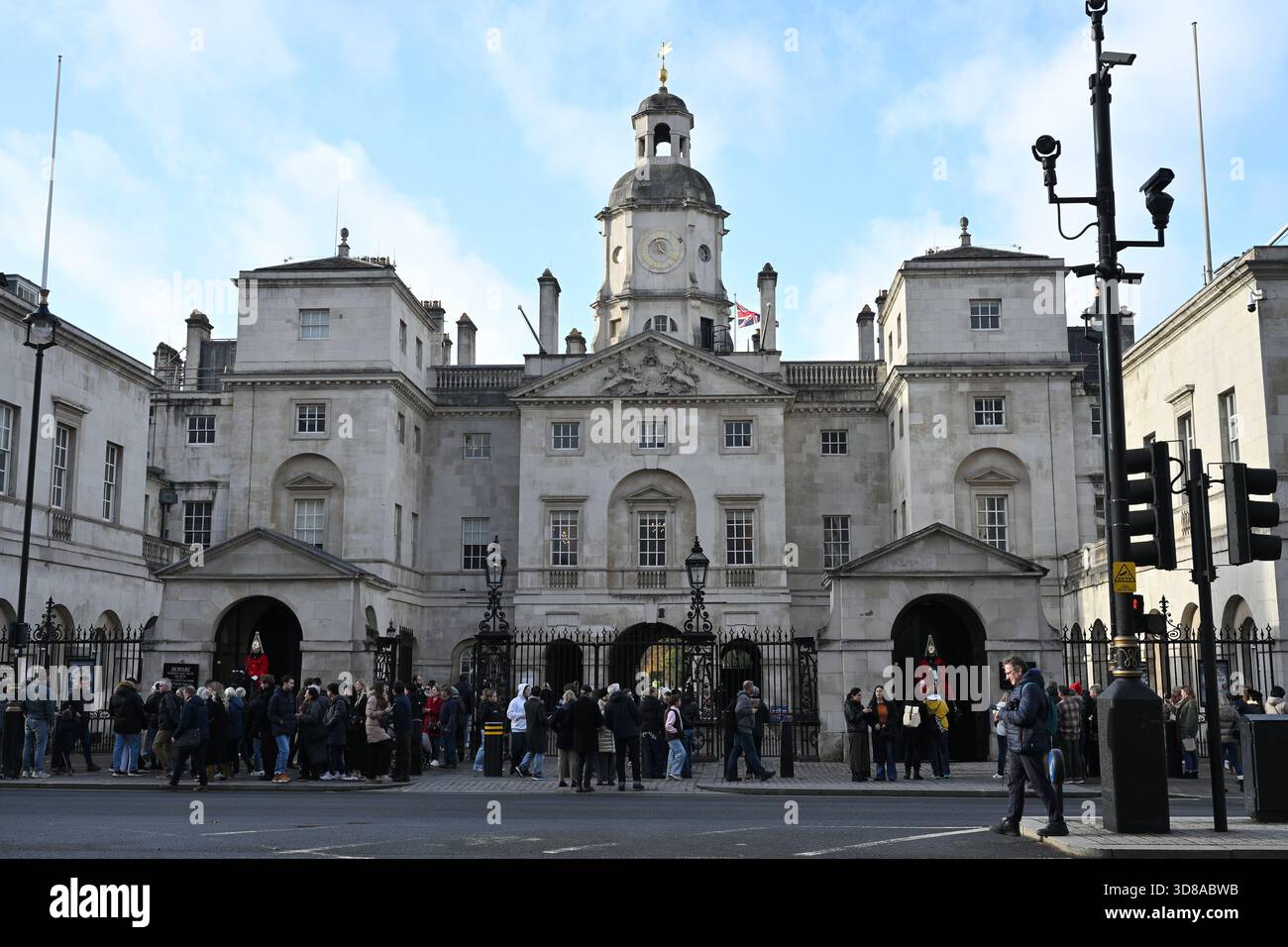 Horse Guards von Whitehall im Zentrum Londons aus gesehen Stockfoto