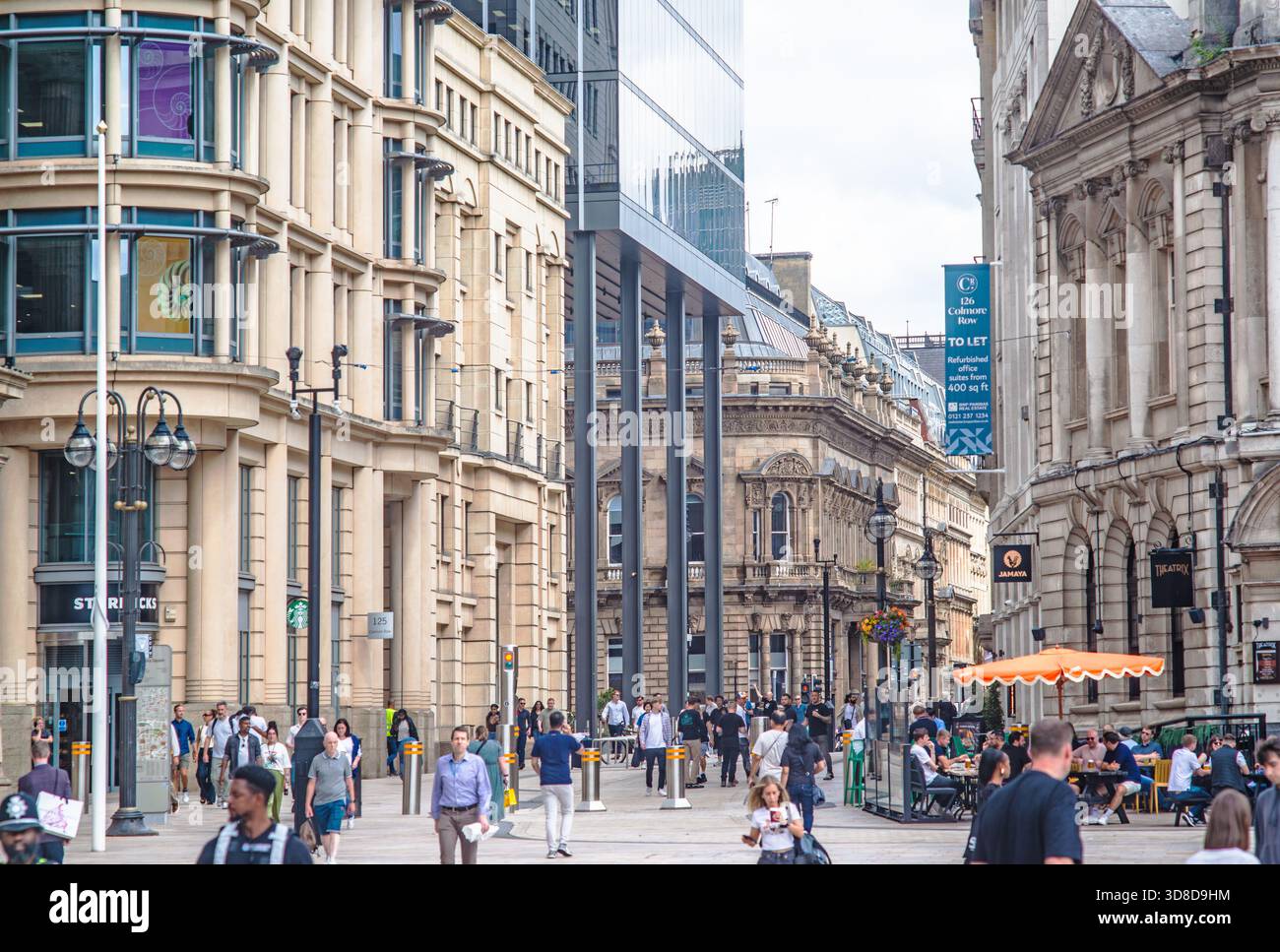 Colmore Reihe, Birmingham, West Midlands, England Stockfoto