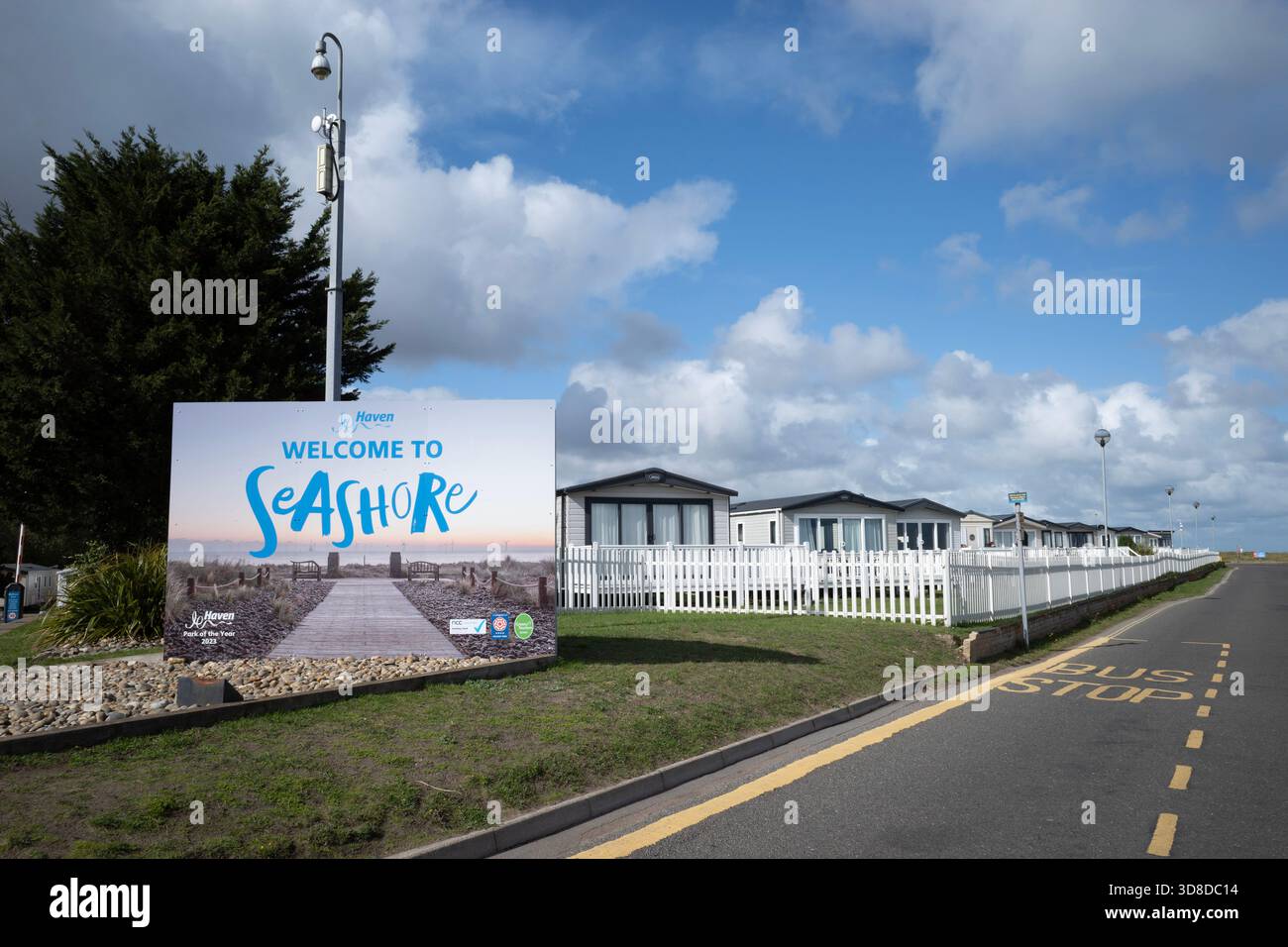 Haven Seashore Caravan Ferienpark Great Yarmouth Norfolk England Stockfoto