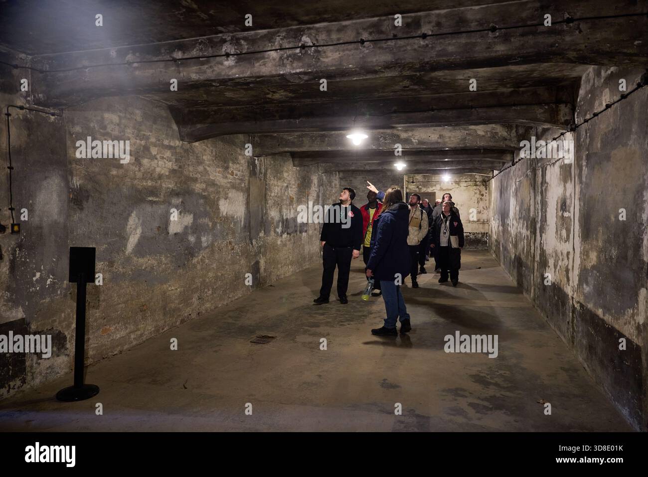 Polen, Auschwitz in der polnischen Stadt Oświęcim, Auschwitz I ein KZ-Gaskammern der Nazis Stockfoto
