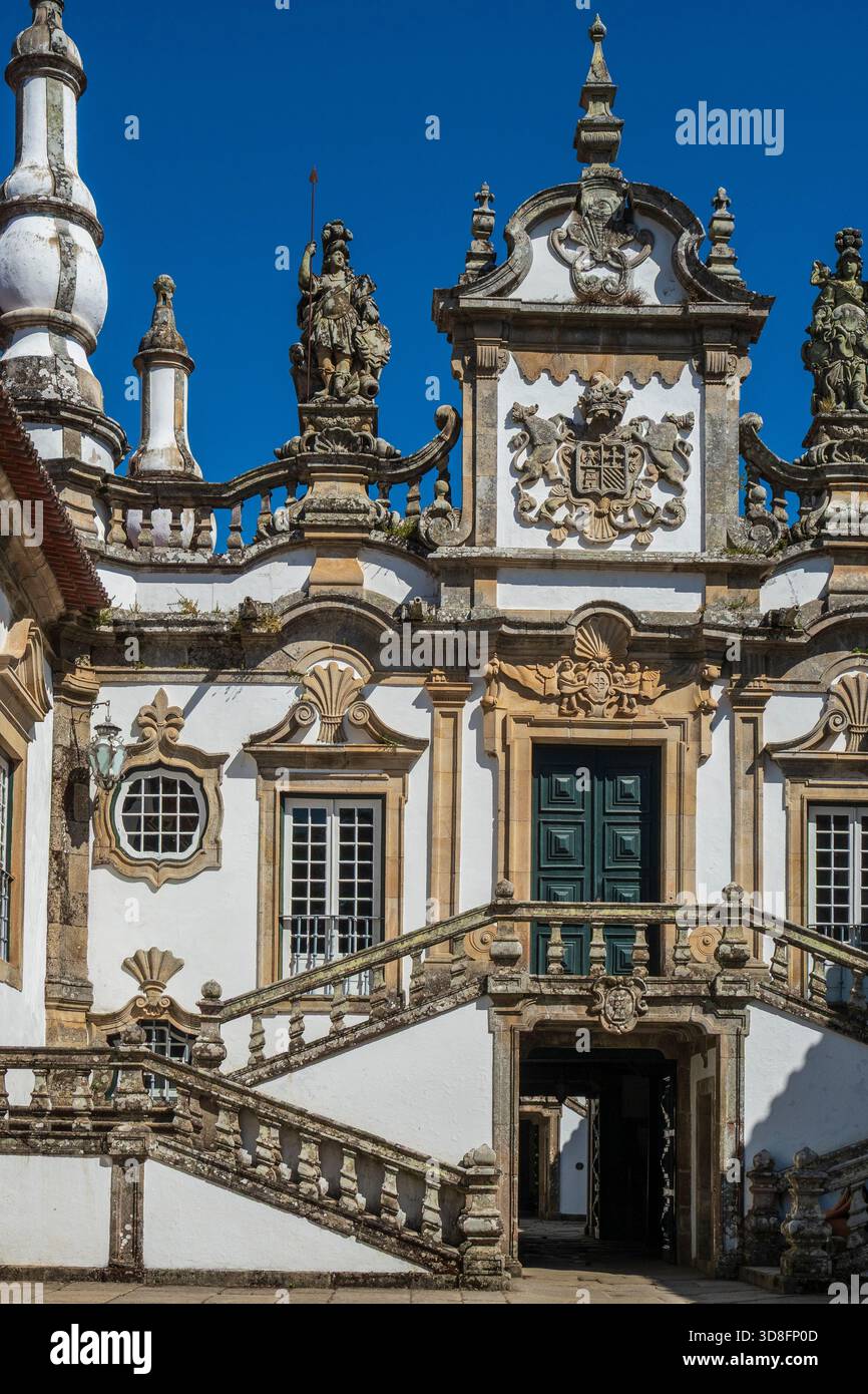 Mateus Palast und Gärten, Vila Real, Portugal. Stockfoto