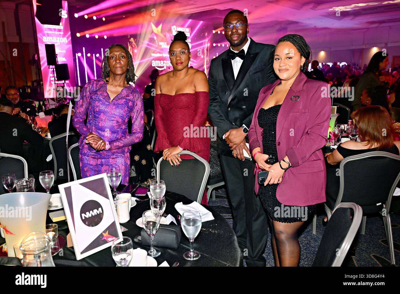 Birmingham, Großbritannien. November 2025. Teams 'National Windrush Museum' bei den Awards of the Multikultural Business & Community Champion Awards 2025 (MBCC Awards) im Hilton Birmingham Metropole, Birmingham, Großbritannien. (Foto von 李世惠/siehe Li/Picture Capital) Credit: Siehe Li/Picture Capital/Alamy Live News Stockfoto