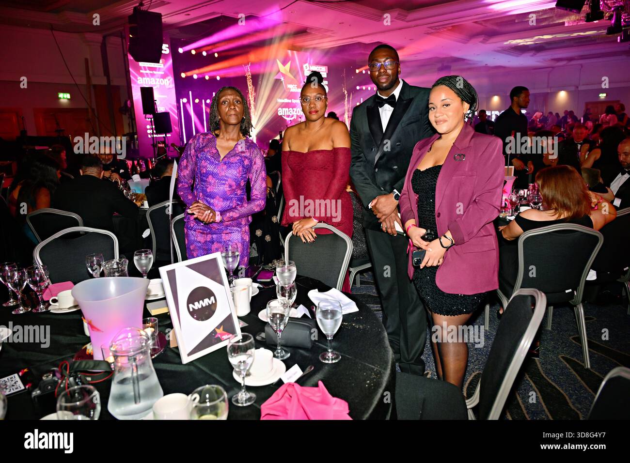 Birmingham, Großbritannien. November 2025. Teams 'National Windrush Museum' bei den Awards of the Multikultural Business & Community Champion Awards 2025 (MBCC Awards) im Hilton Birmingham Metropole, Birmingham, Großbritannien. (Foto von 李世惠/siehe Li/Picture Capital) Credit: Siehe Li/Picture Capital/Alamy Live News Stockfoto