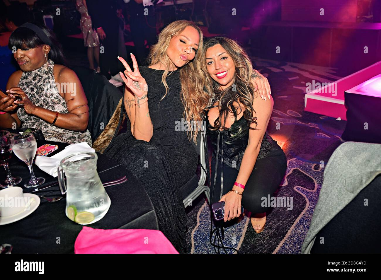 Birmingham, Großbritannien. November 2025. Shola Ama, Shadia Daho bei den Awards of the Multikultural Business & Community Champion Awards 2025 (MBCC Awards) im Hilton Birmingham Metropole, Birmingham, Großbritannien. (Foto von 李世惠/siehe Li/Picture Capital) Credit: Siehe Li/Picture Capital/Alamy Live News Stockfoto