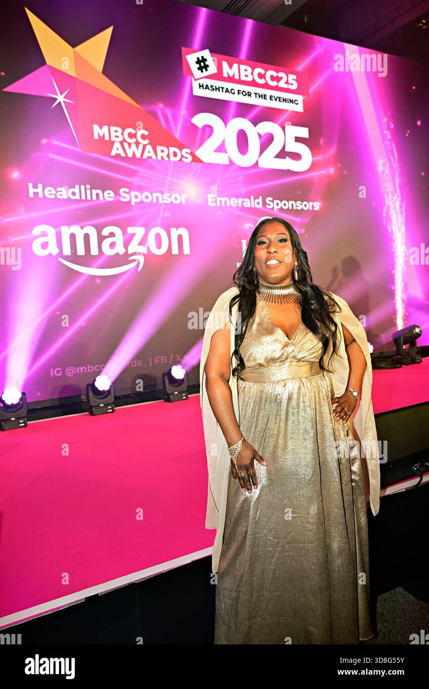 Birmingham, Großbritannien. November 2025. Zoe Bennet BEM bei den Awards of the Multikultural Business & Community Champion Awards 2025 (MBCC Awards) im Hilton Birmingham Metropole, Birmingham, Großbritannien. (Foto von 李世惠/siehe Li/Picture Capital) Credit: Siehe Li/Picture Capital/Alamy Live News Stockfoto