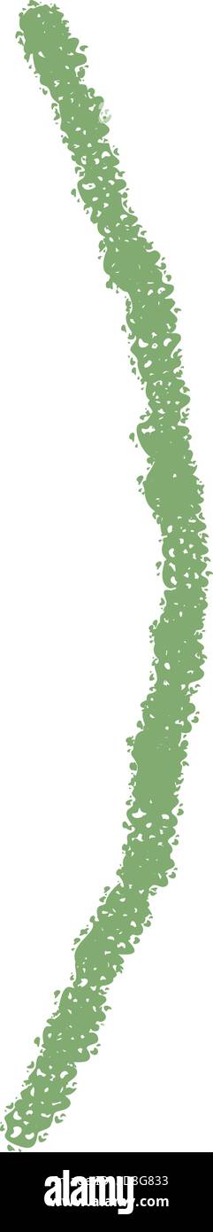 Symbol Für Handgezeichnete Grüne Kreidehalterungen Stock Vektor