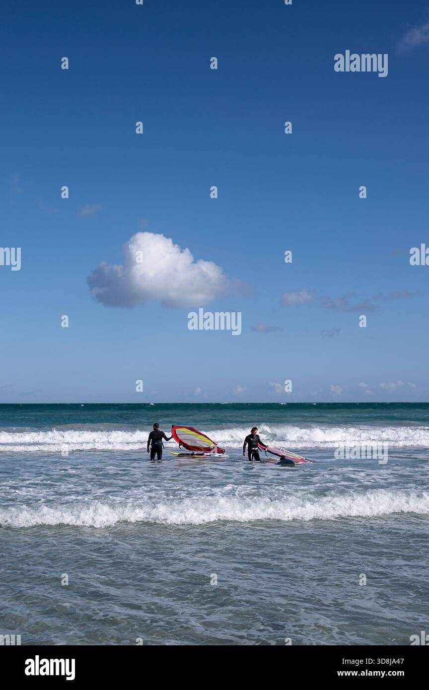 Windsurfen Stockfoto