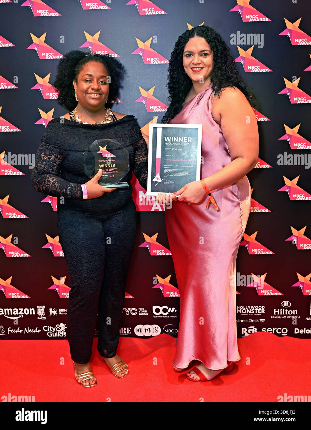 Birmingham, Großbritannien. November 2025. Die Auszeichnungen der multikulturellen Business & Community Champion Awards 2025 (MBCC Awards) im Hilton Birmingham Metropole, Birmingham, Großbritannien. (Foto von 李世惠/siehe Li/Picture Capital) Credit: Siehe Li/Picture Capital/Alamy Live News Stockfoto