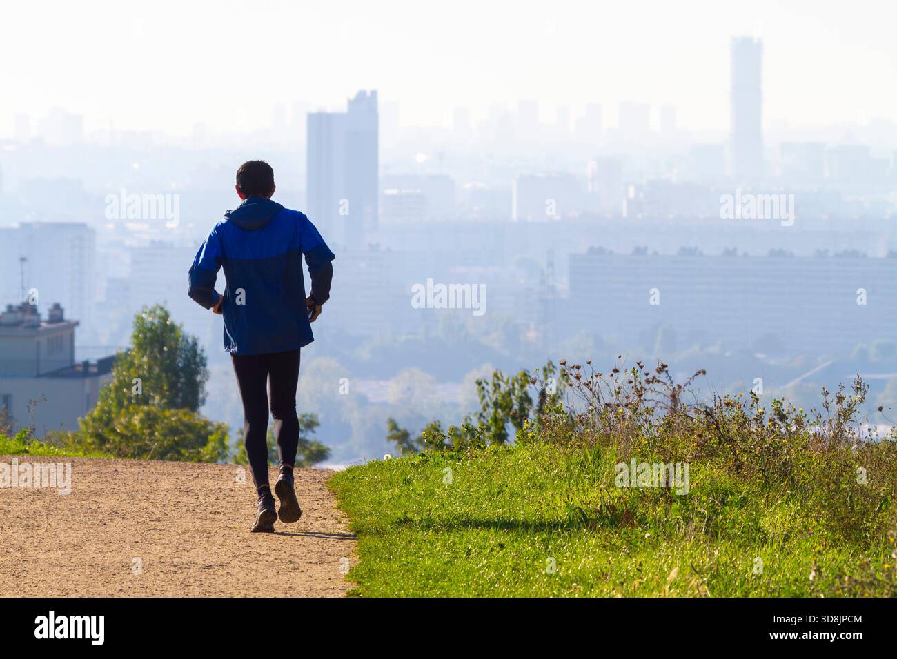 Frankreich, Ile-de-France, Val-d'Oise, Argenteuil, der Hügel von Orgemont. Stockfoto