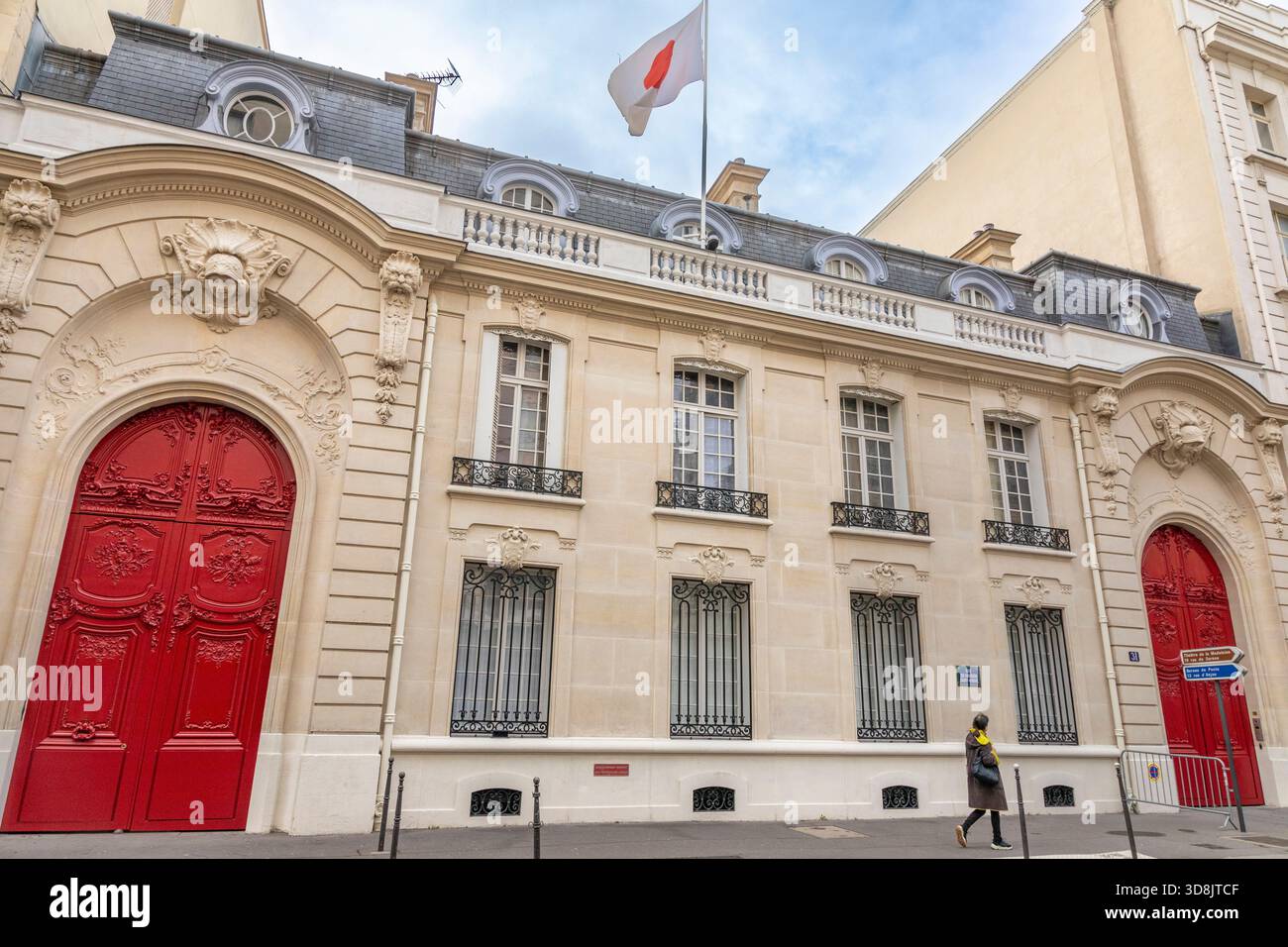Frankreich, Ile-de-France, Paris. 8. Arrondissement. Rue du Faubourg Saint-Honore. Das Pillet-will Hotel Stockfoto