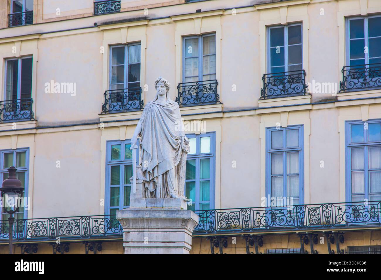 Frankreich, Ile-de-France, Paris, 7. Arrondissement. Quai Malaquais. Die Republik Jean-Francois Soitoux Stockfoto