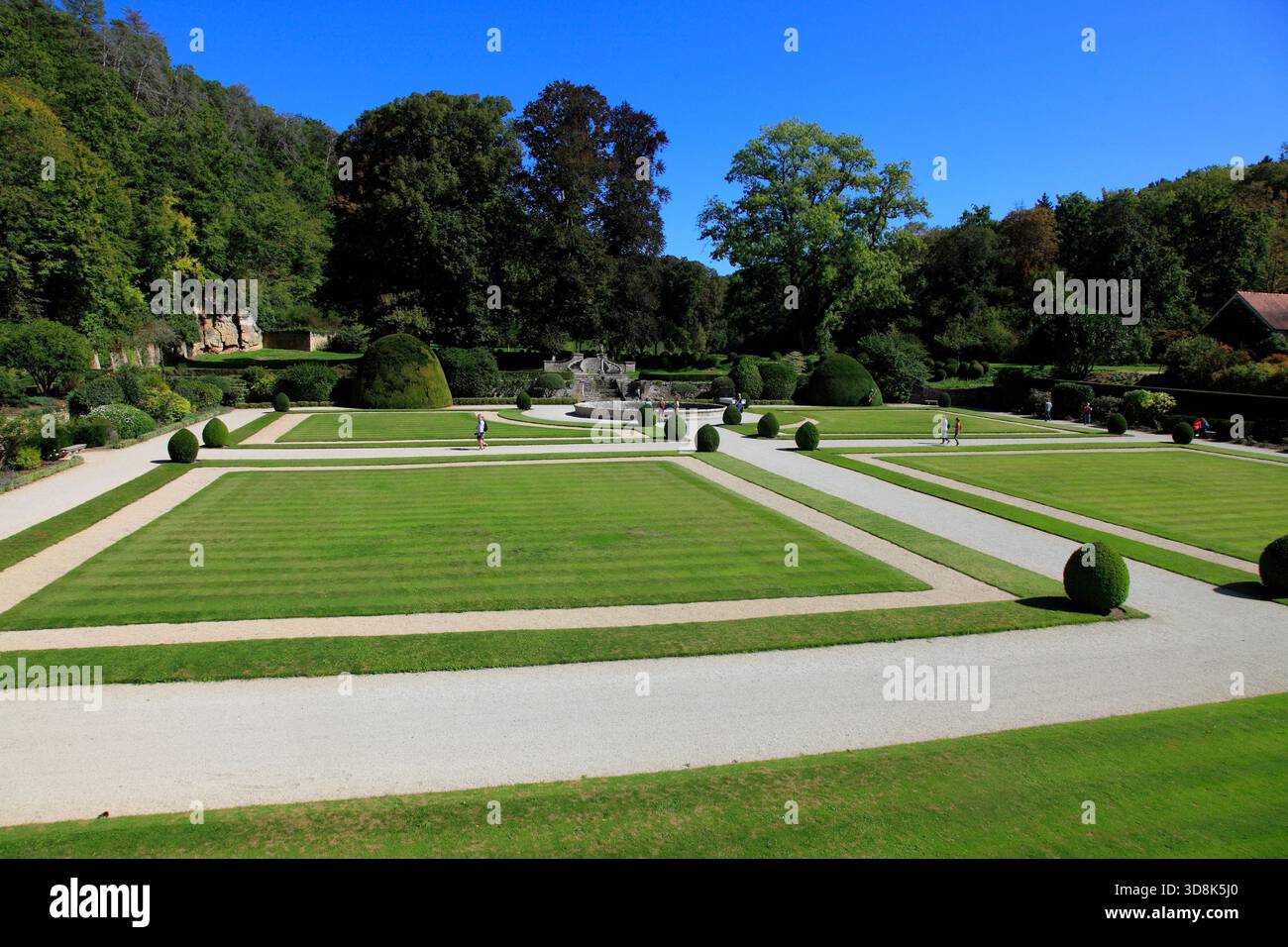 Frankreich, Bourgogne franche comte, Departement cote d'Or (21), Marmagne (Montbard) Abtei Fontenay Stockfoto