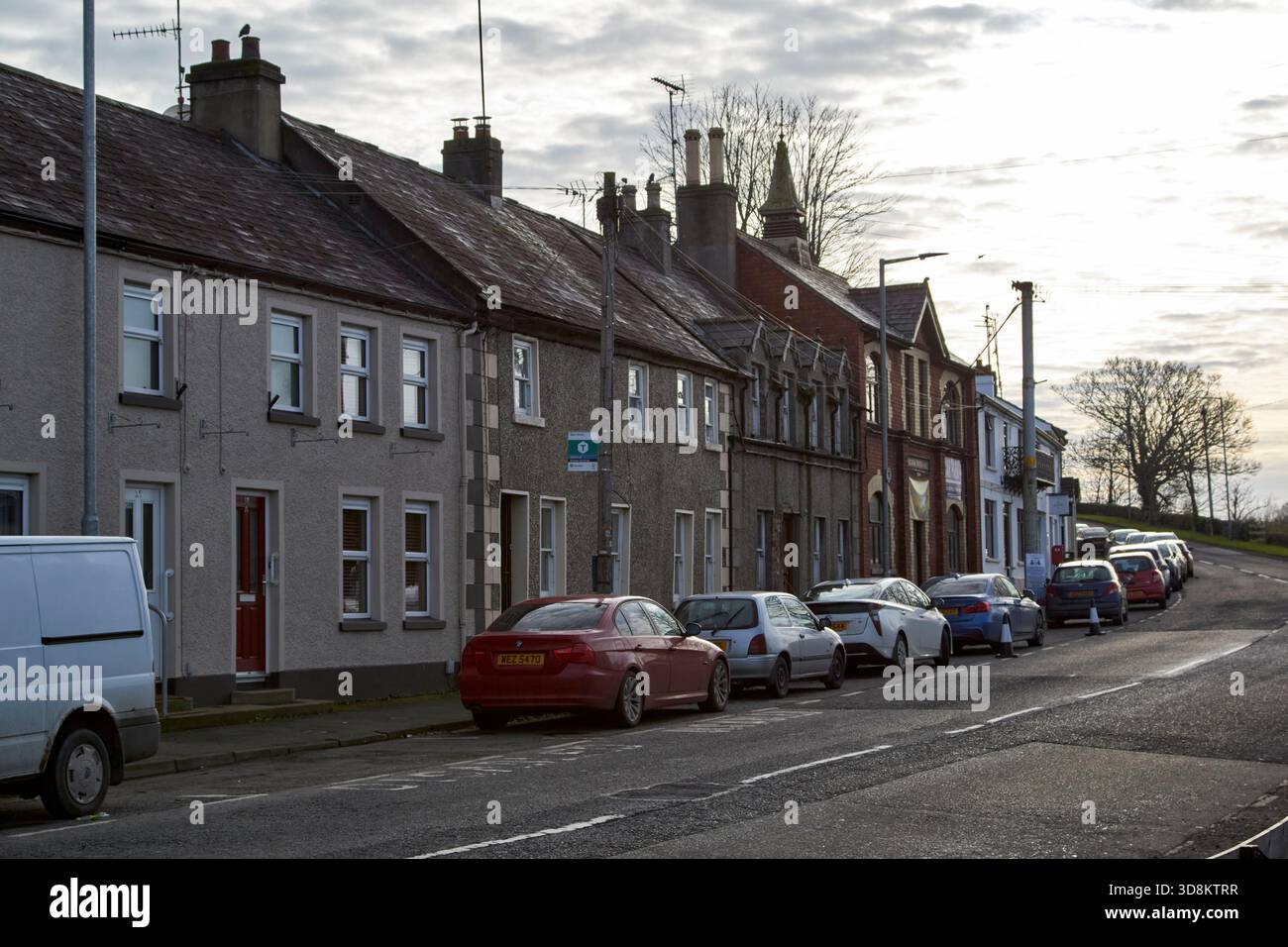 Legananny Road scarva County in Nordirland Stockfoto