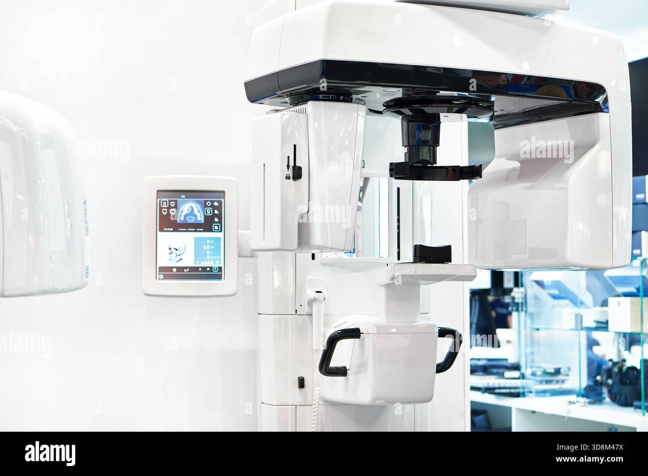 Moderner zahnärztlicher digitaler 3D-Tomographen Stockfoto