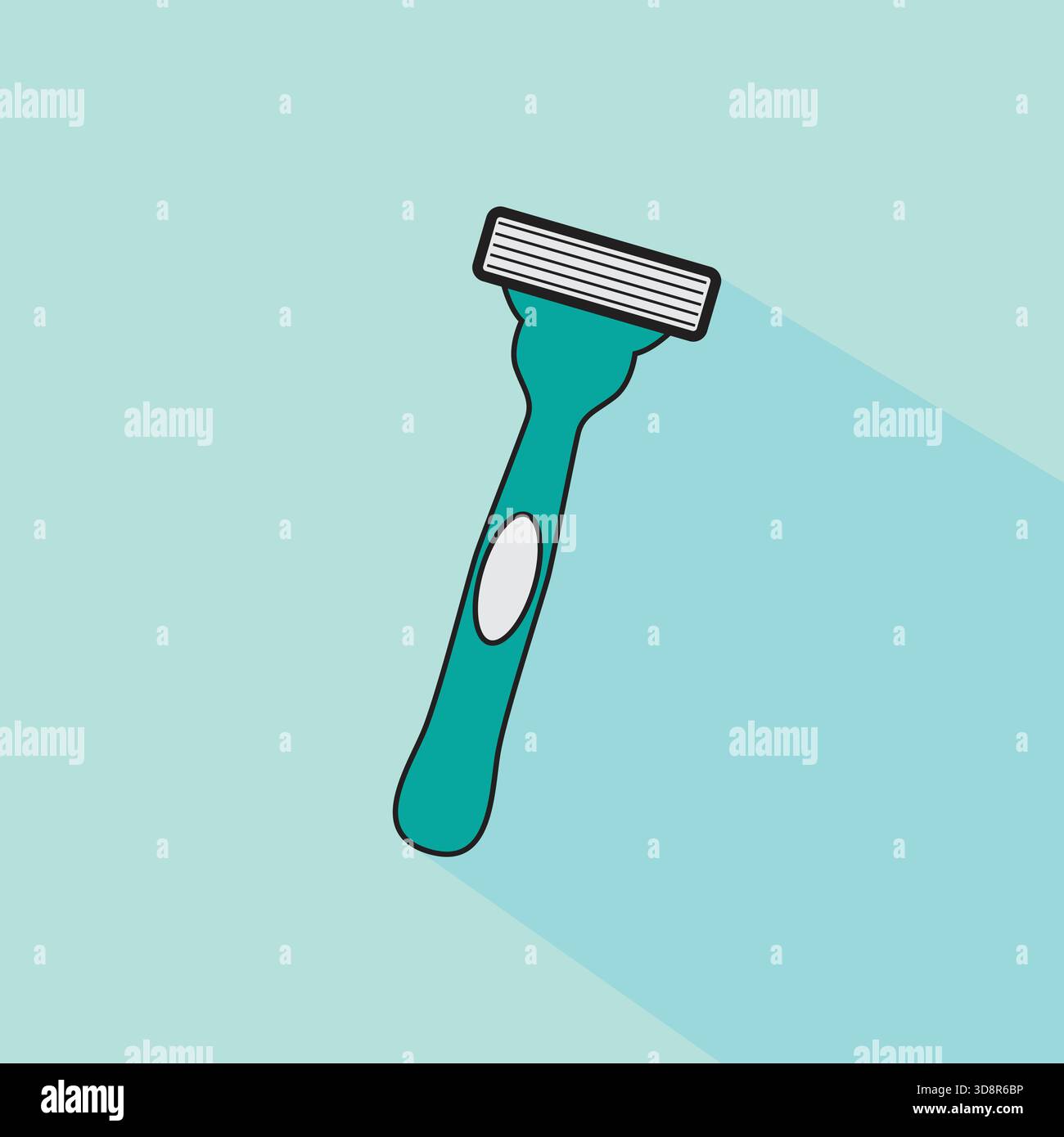 Man Rasierer Rasierer Vektor-Symbol Illustration Stock Vektor