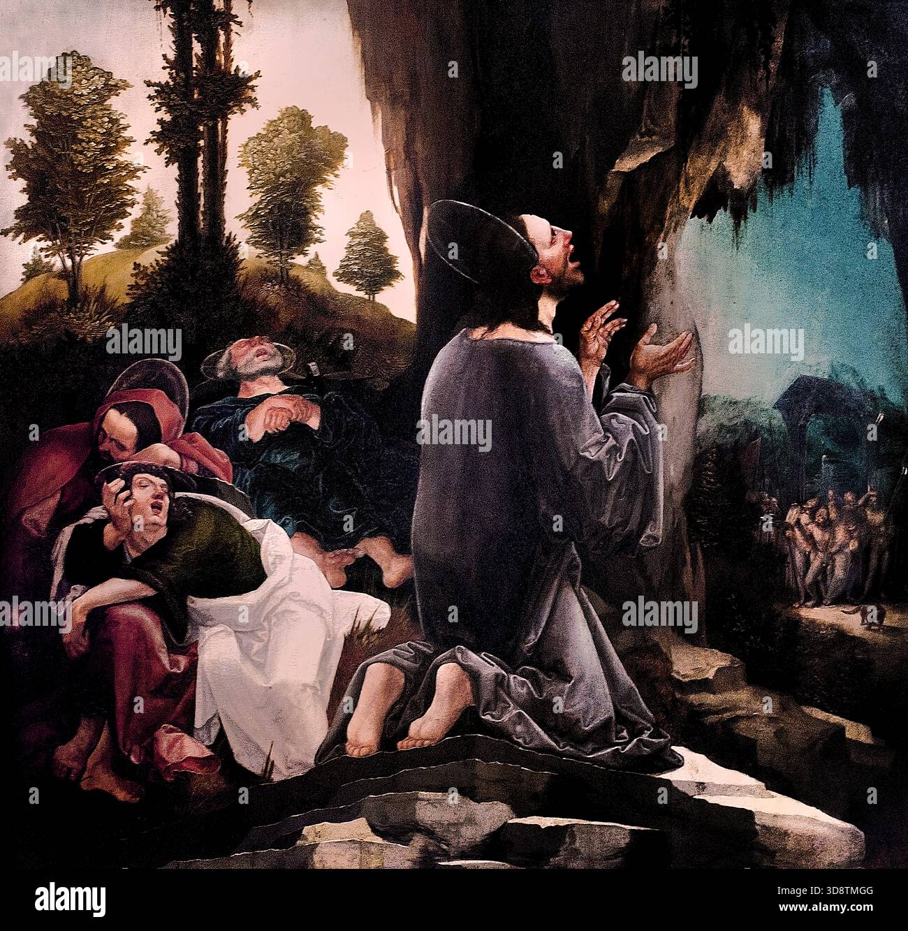 Christus am Ölberg - Christus auf dem Ölberg von Wolf Huber 1485-1553 ...