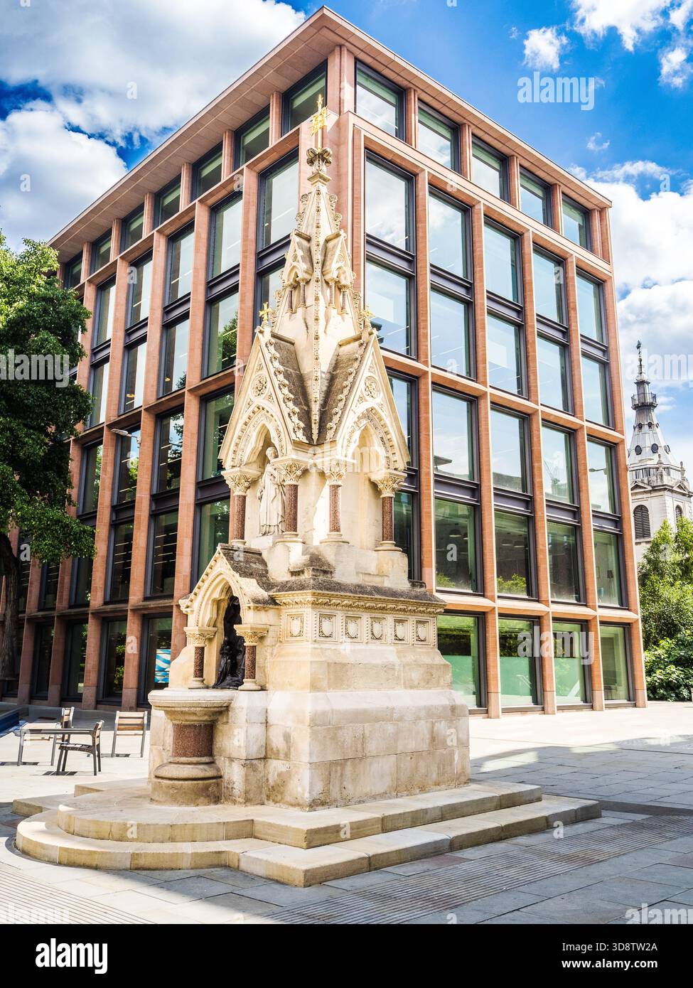 St. Lawrence und Maria Magdalena Trinkbrunnen Stockfoto