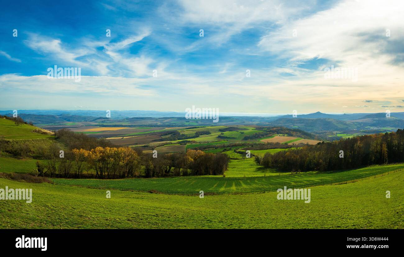 Limagne Playa, Puy de Dome, Auvergne Rhone Alpes, Frankreich Stockfoto
