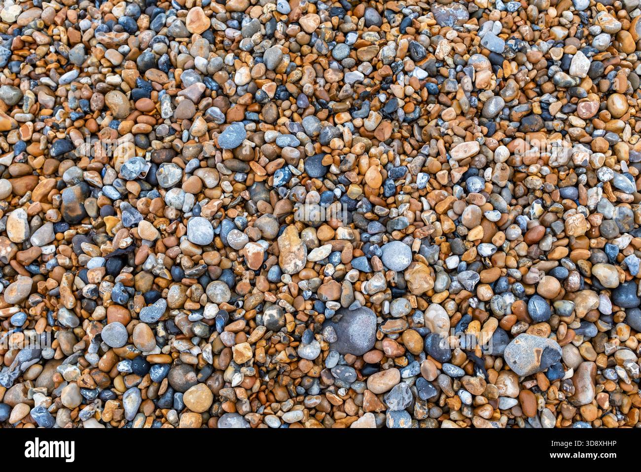 Hintergrund Der Kieselsteine Stockfoto