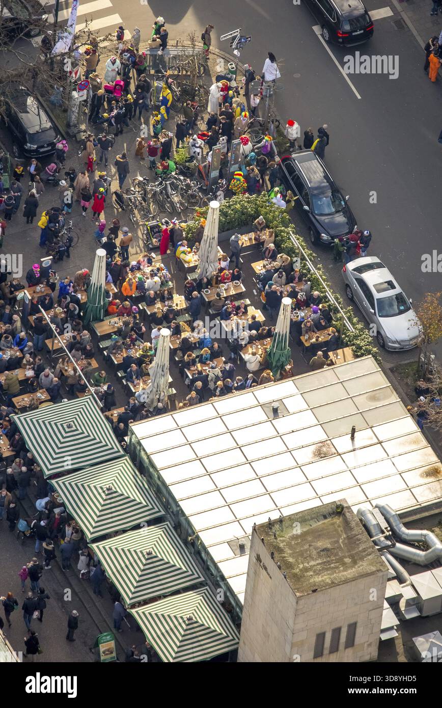 Kinderkarneval 2016 auf der Koe am Samstag, 6. Februar 2016, Karnevalsumzug, auf der Königsallee, Düsseldorf, Rheinland, Nordrhein-Westfalen Stockfoto