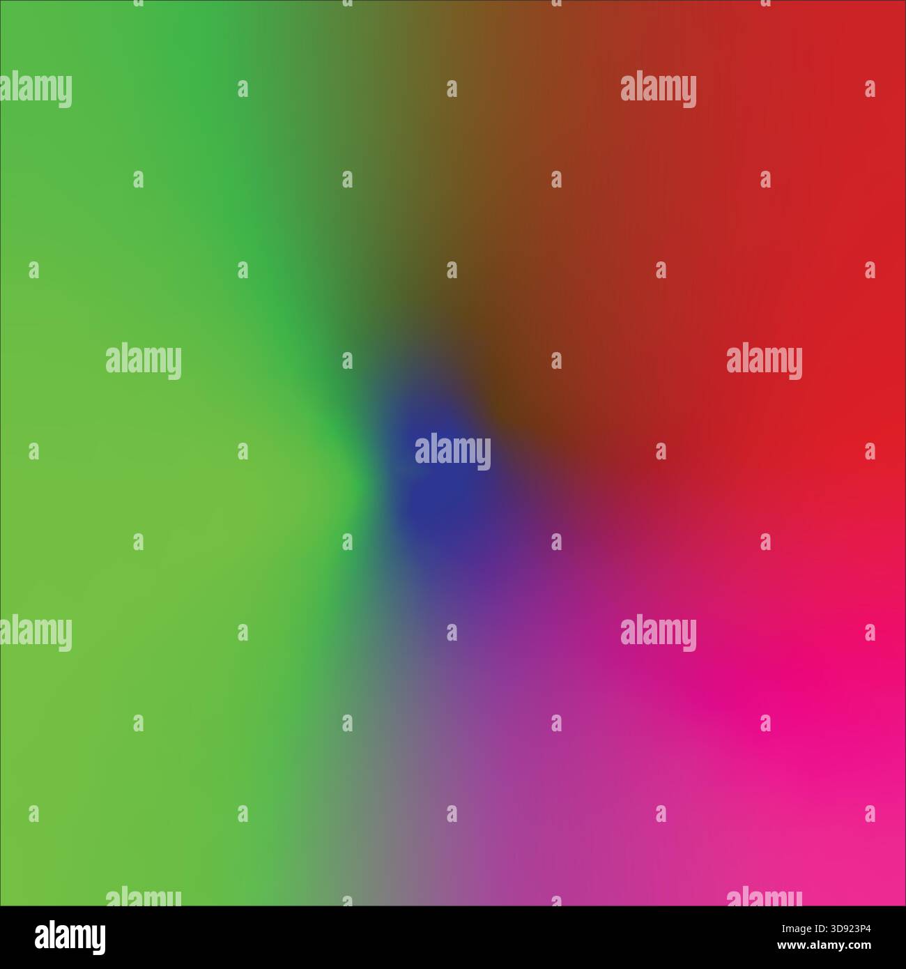 Auffälliger abstrakter Hintergrund mit intensiven Rot-, Grün- und Blauübergängen, ideal für dynamische digitale Grafiken, Poster und Brandin Stock Vektor