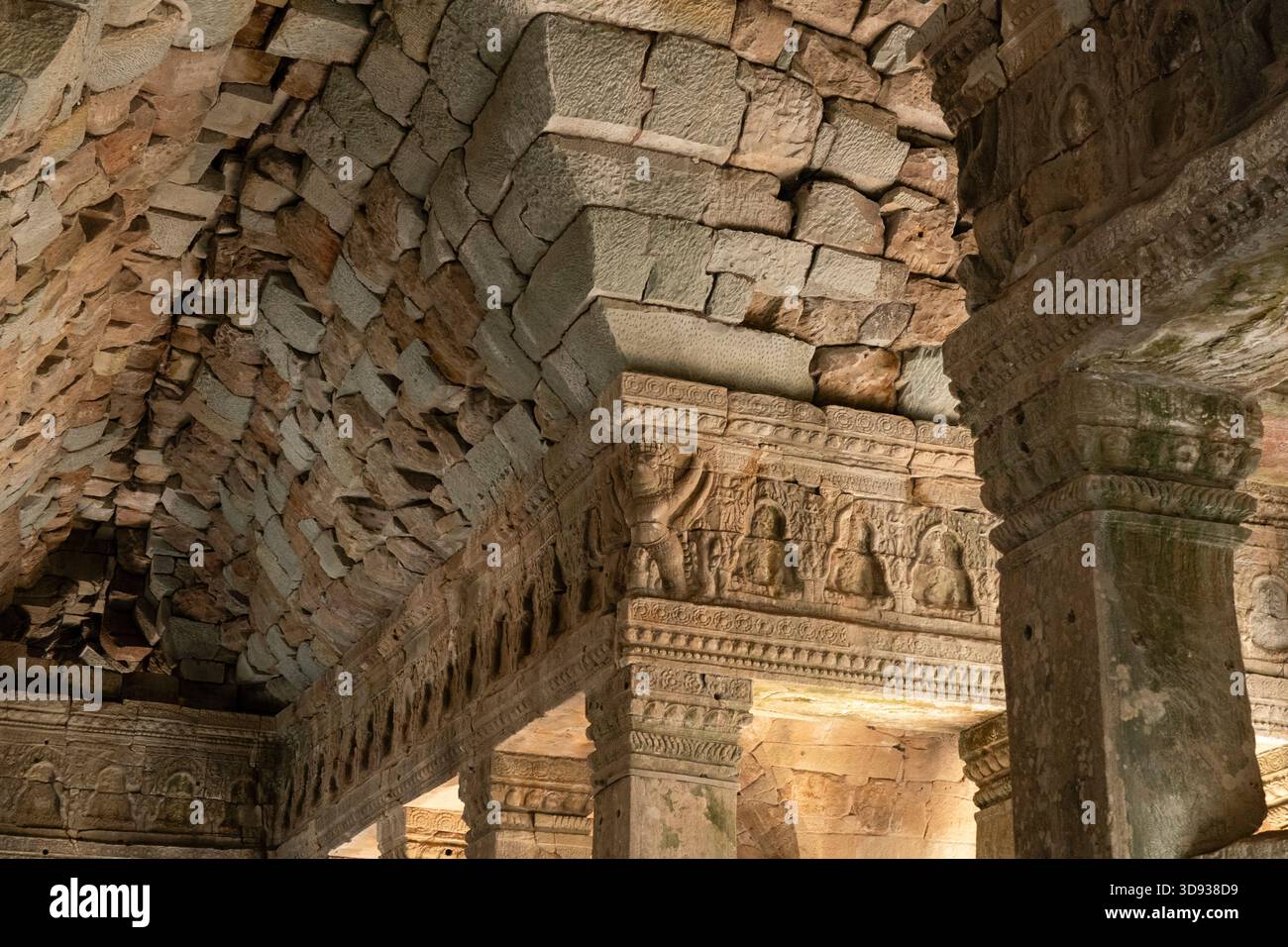 Ta Prohm Tempel, Angkor, Kambodscha. Stockfoto