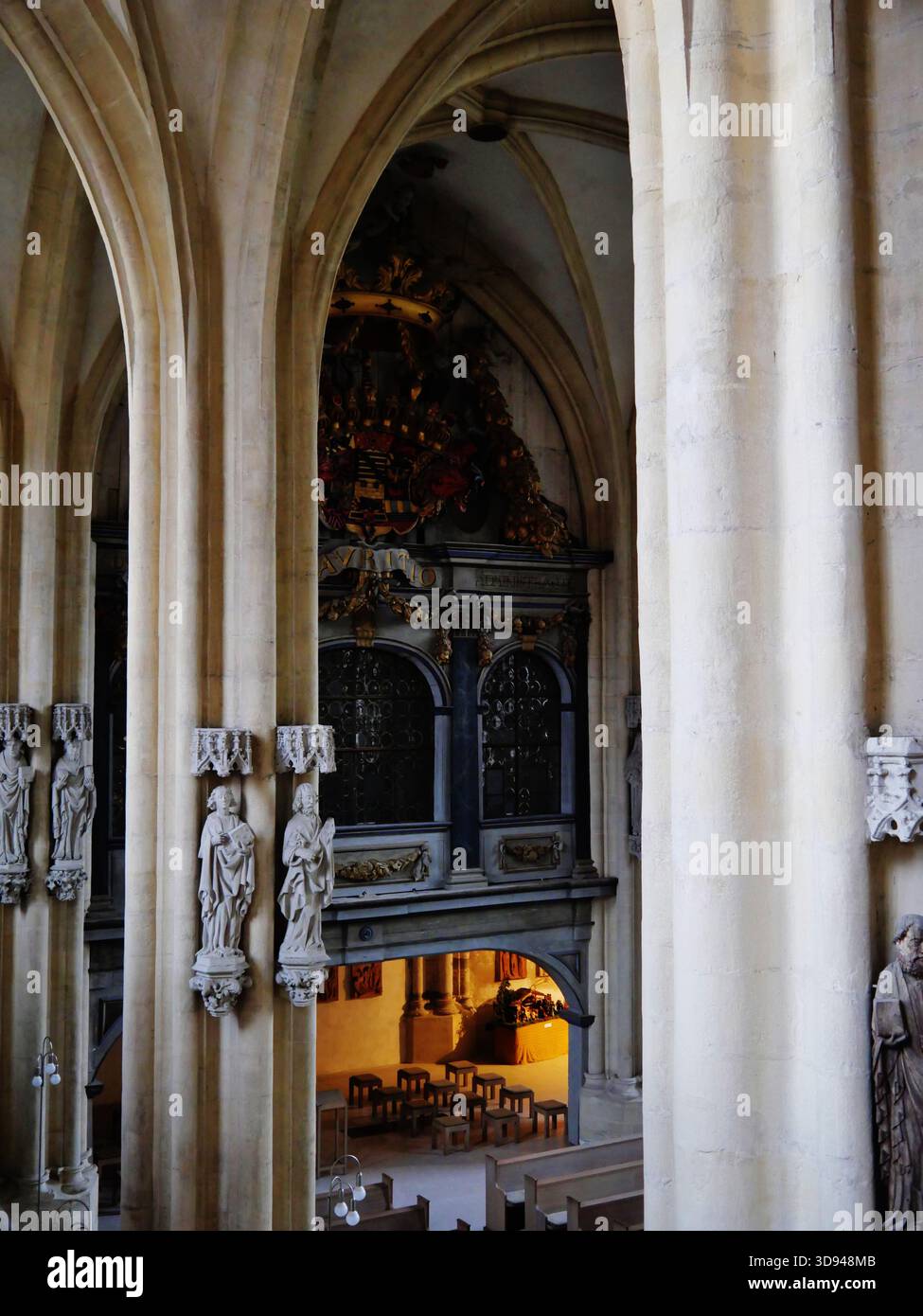 Fürstliche Lodge der Kathedrale von St. Peter & Paul, Zeitz, Burgenlandkreis, Sachsen-Anhalt, Deutschland Stockfoto