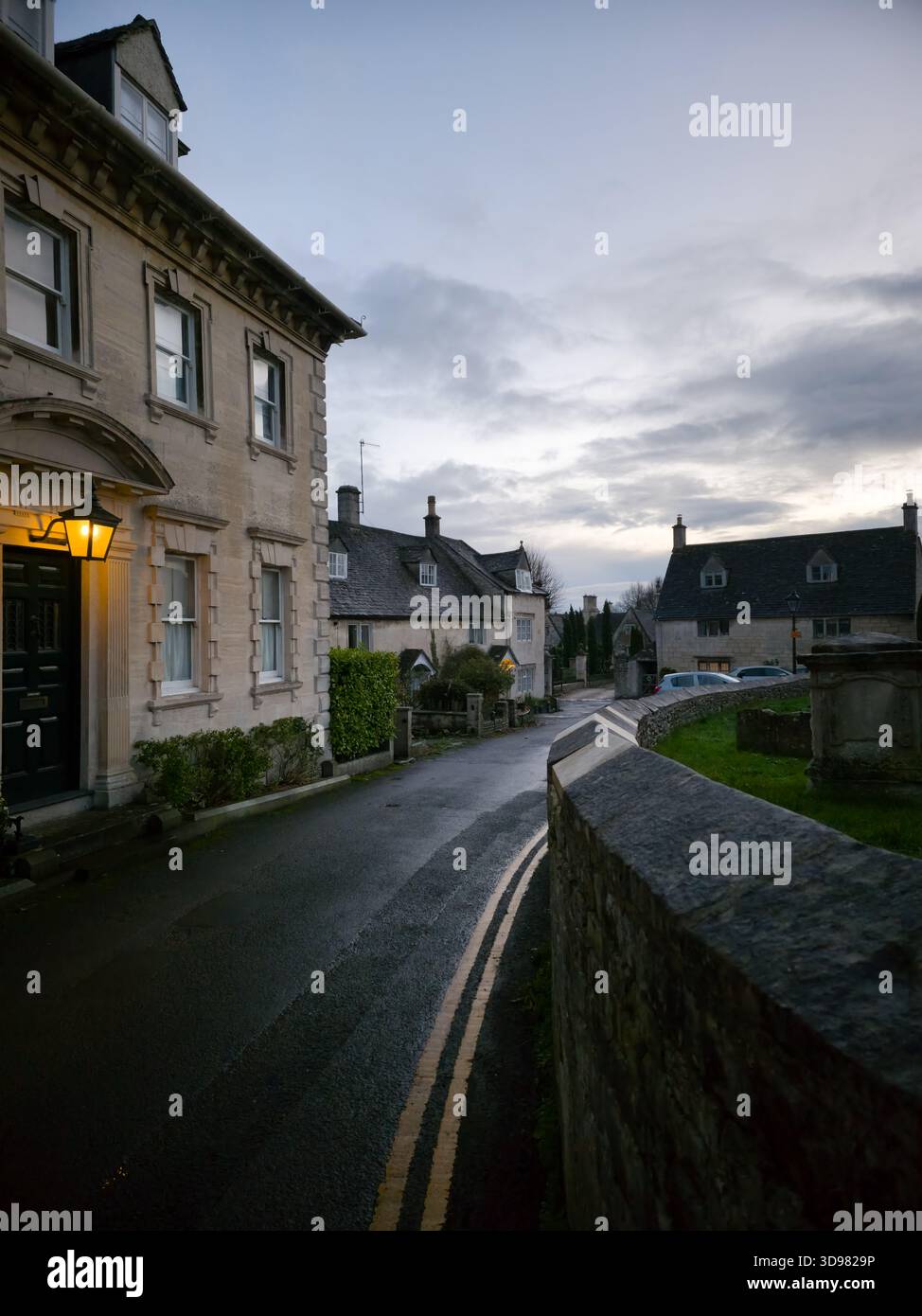 Cotswolds Herbstlandschaft Stroud painswick England Großbritannien Stockfoto