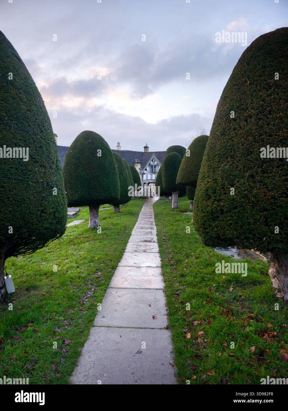Cotswolds Herbstlandschaft Stroud Painswick England Großbritannien Stockfoto