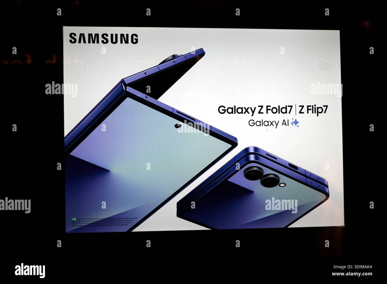 Logo/Markenname/Markenname: Samsung Galaxy Z Fold7 (nur für redaktionelle Verwendung. Keine Werbung. Referenzdatenbank: http://www.360-berlin.de. © Stockfoto