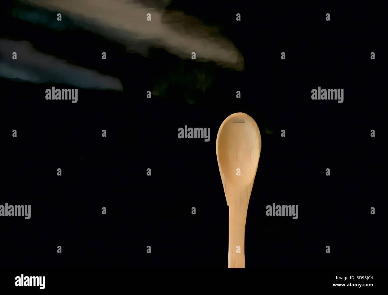 Eine Fantasie in einem verdunkelten Raum Stockfoto