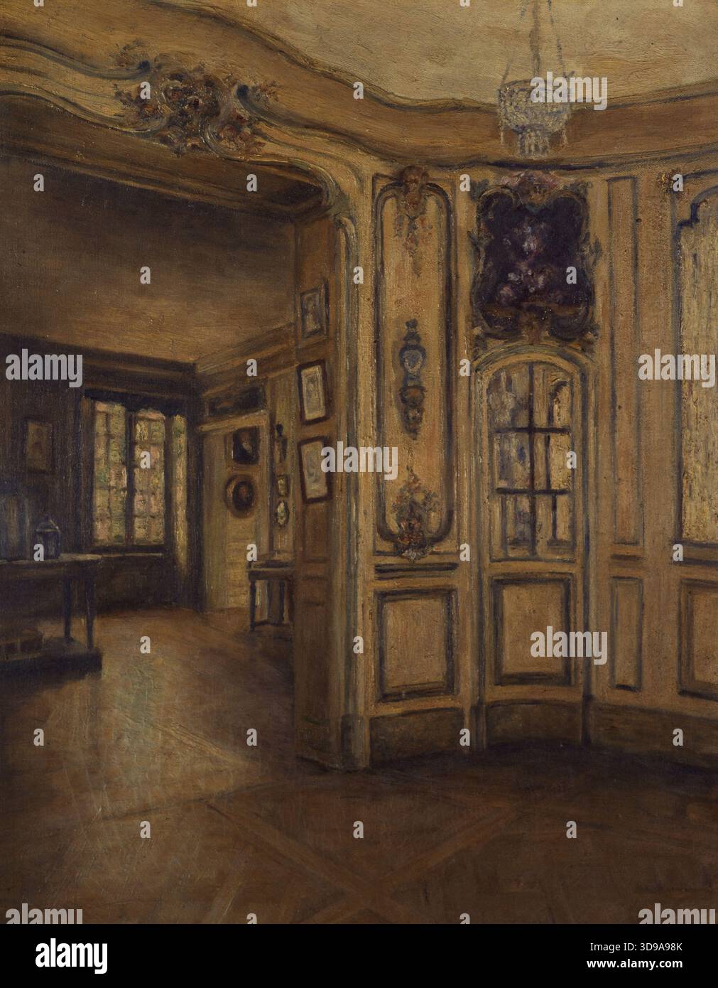 Ein Gemälde von Berthe Cain, Array, Malerei, Bild, Abmessungen - Werk: Höhe: 61 cm, Breite: 46 Stockfoto