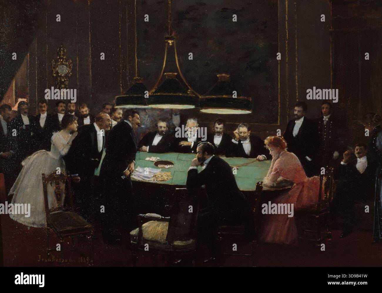 The Playroom, Béraud, Jean, Painter, Array, Malerei, Bild, Abmessungen – Bildmaterial: Höhe: 38 cm, Breite: 53 Stockfoto