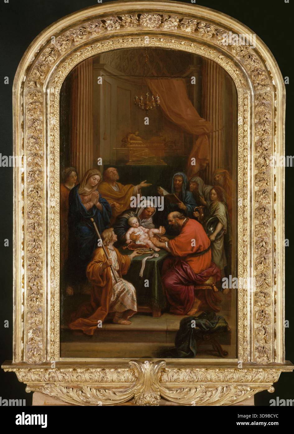 Die Beschneidung, Mignard, Pierre, Maler, Array, Malerei, Bild, Abmessungen – Bildmaterial: Höhe: 90 cm, Breite: 52 Stockfoto