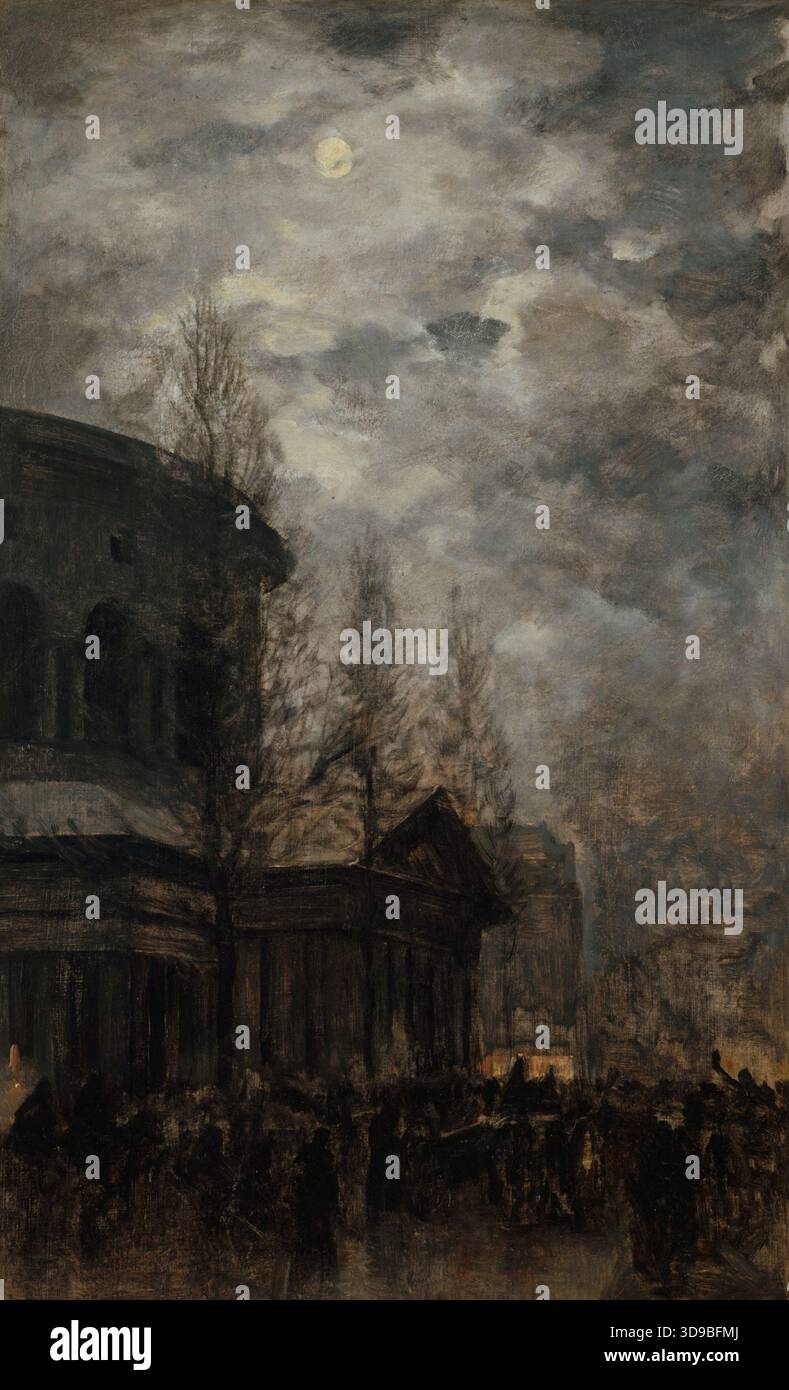 Verlassen Paris 1870 (Rotonde de la Villette). Herpin, Léon-Pierre, Painter, Array, Lackierung, Stockfoto