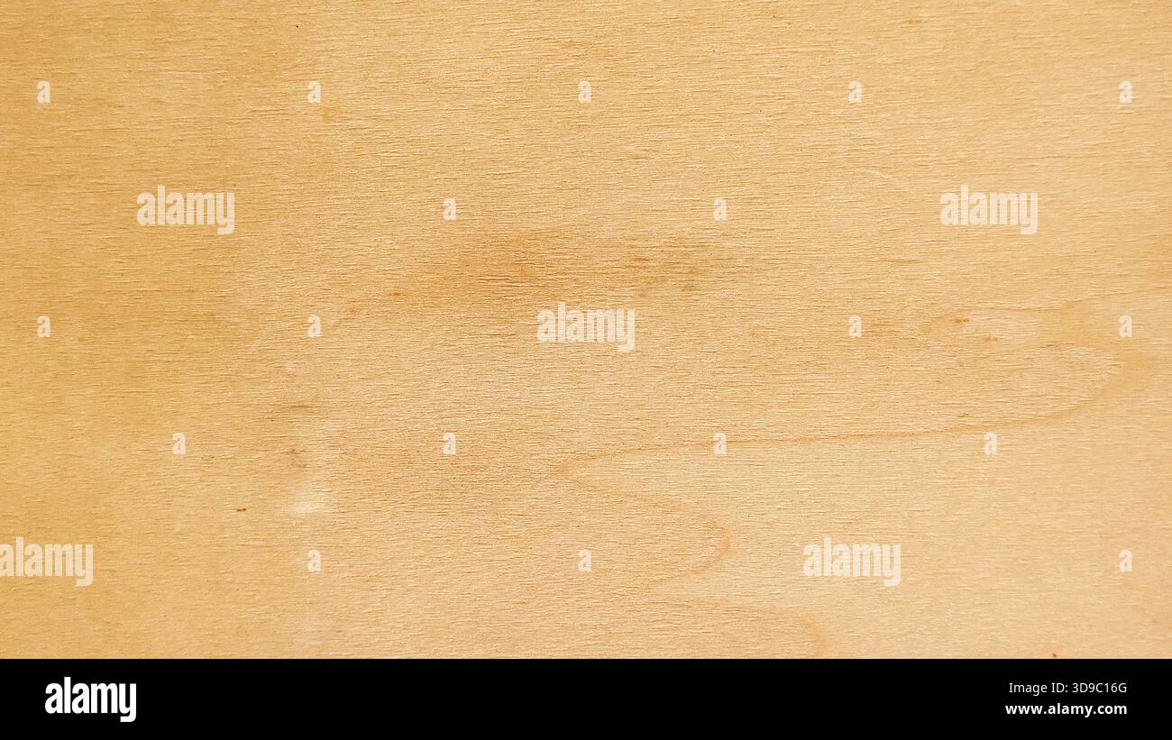 Sauberer heller, blonder Holzmaserung Texturhintergrund mit dezenten horizontalen Linien für einfaches Innendesign und Kopierraum Stockfoto